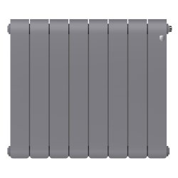 Биметаллический радиатор отопления Royal Thermo Infinity 500 8 секций Silver Satin