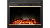Каминокомплект Interflame Экстер темный дуб угловой с очагом Jupiter FX M Brass