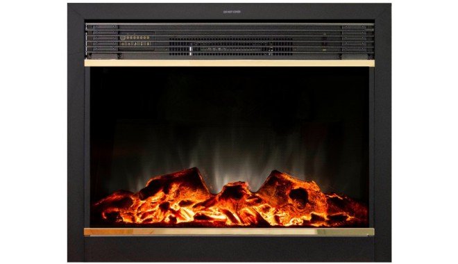 Каминокомплект Interflame Экстер темный дуб угловой с очагом Jupiter FX M Brass