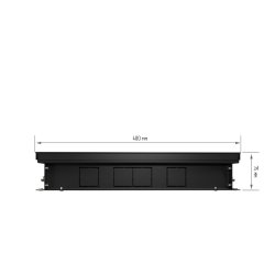 Внутрипольный конвектор Royal Thermo Atrium 75/400/2500-DG-U-DB